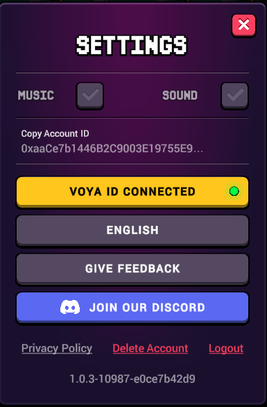 VOYA ID Location Guide